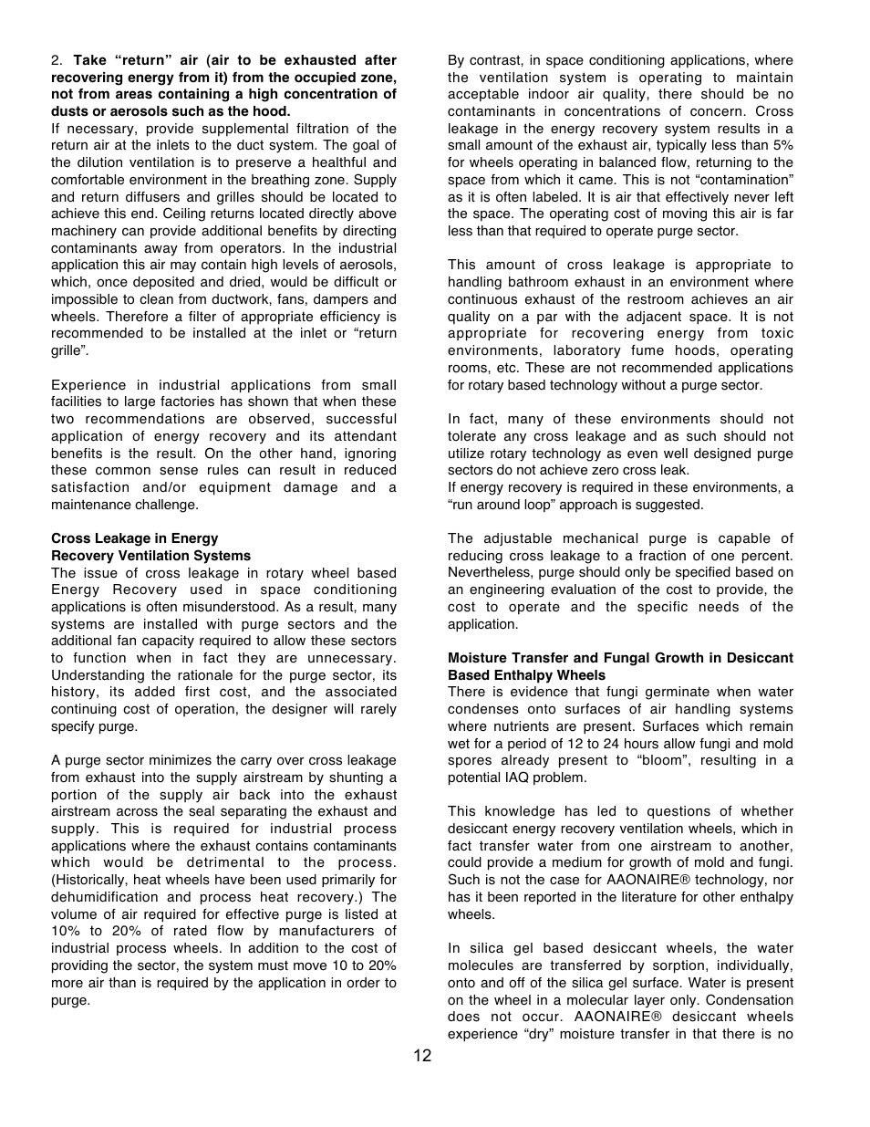 AAON RK Series User Manual | Page 12 / 16