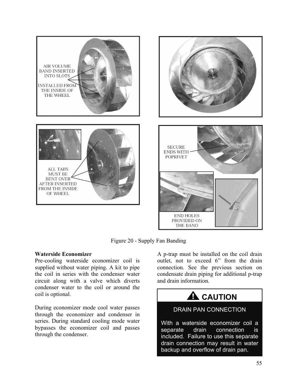 Caution | AAON M2-036 User Manual | Page 55 / 100