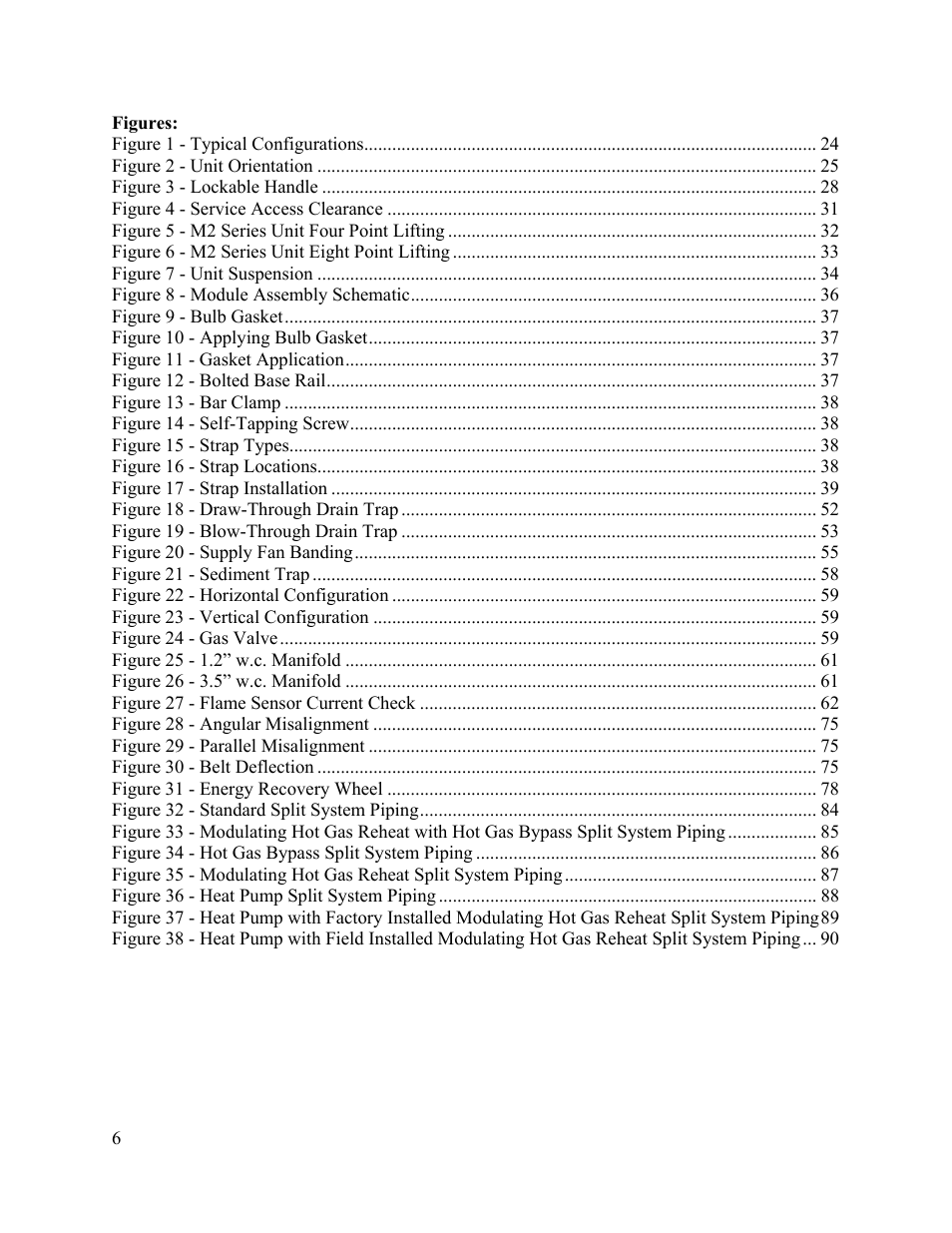 AAON M2-036 User Manual | Page 6 / 100