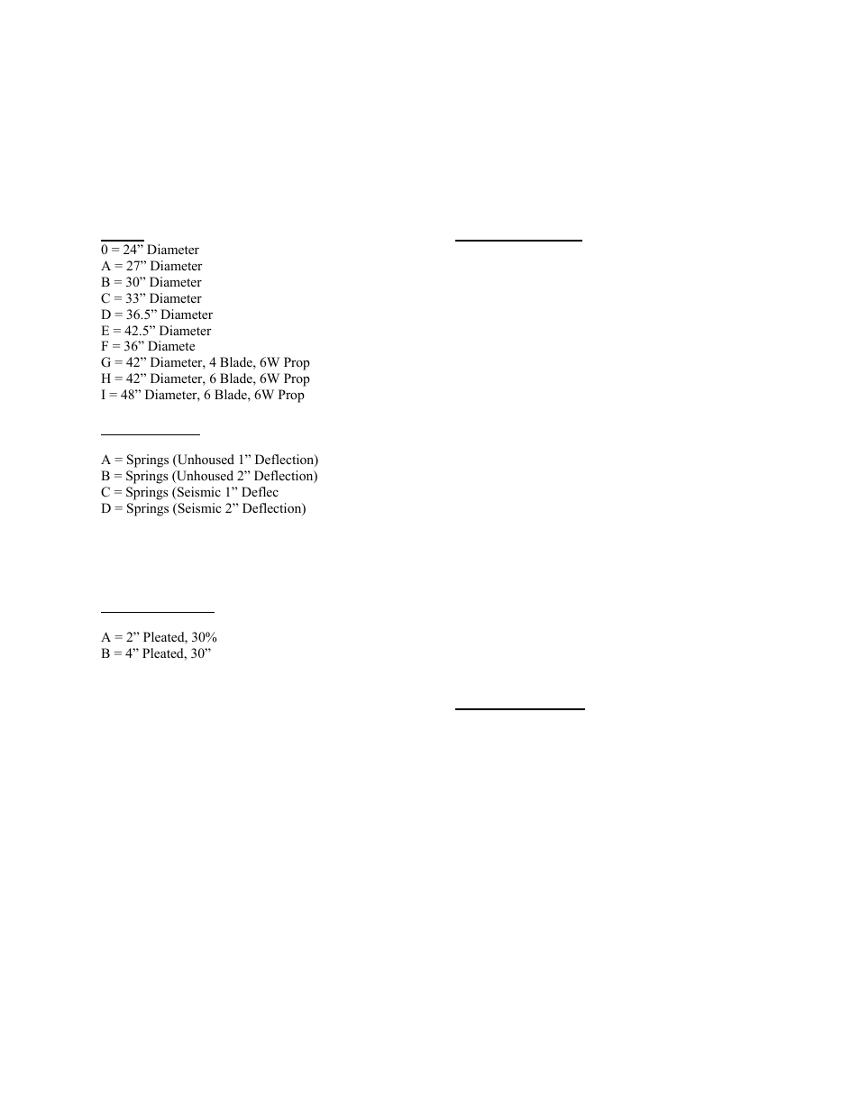 Exhaust fan module feature string nomenclature | AAON M3-094 User Manual | Page 31 / 72