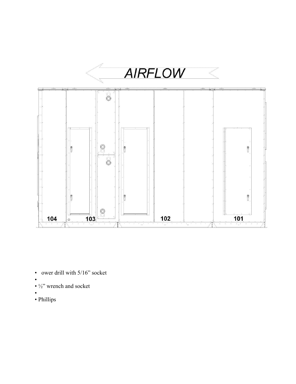 Module assembly, Figure 5 - module location example | AAON M3-094 User Manual | Page 40 / 72