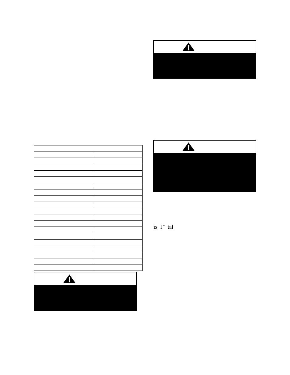 Evaporative-cooled condenser, Table 7 - blow-through drain trap dimensions, Caution | AAON RL-240 User Manual | Page 38 / 84