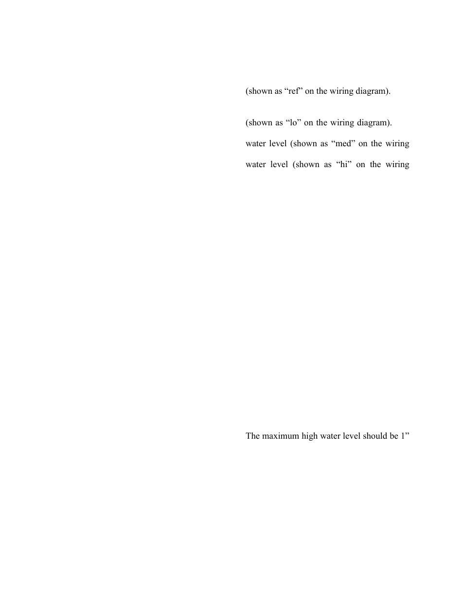 Running, Condenser fan motors, Water makeup valve | AAON RL-240 User Manual | Page 59 / 84