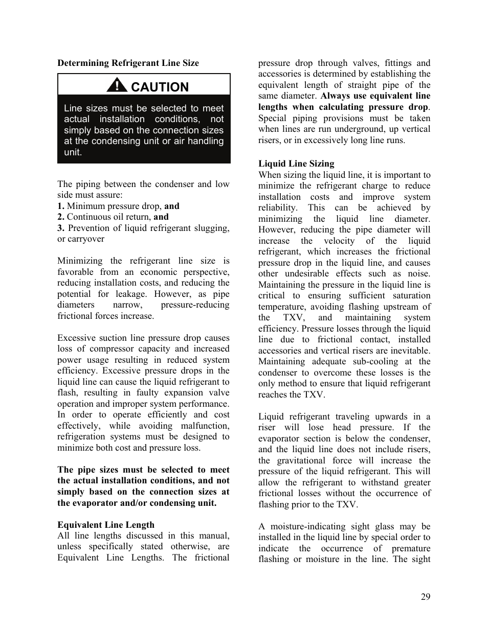 Caution | AAON F-060 User Manual | Page 29 / 60