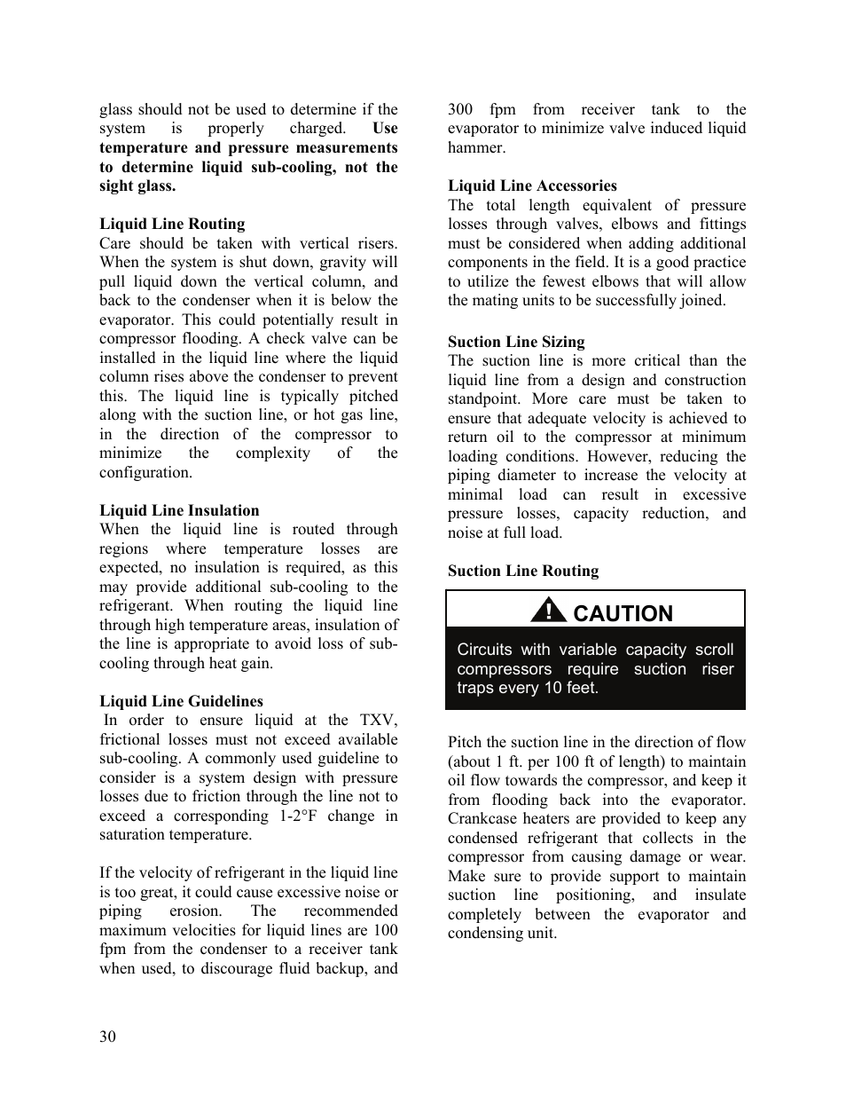 Caution | AAON F-060 User Manual | Page 30 / 60