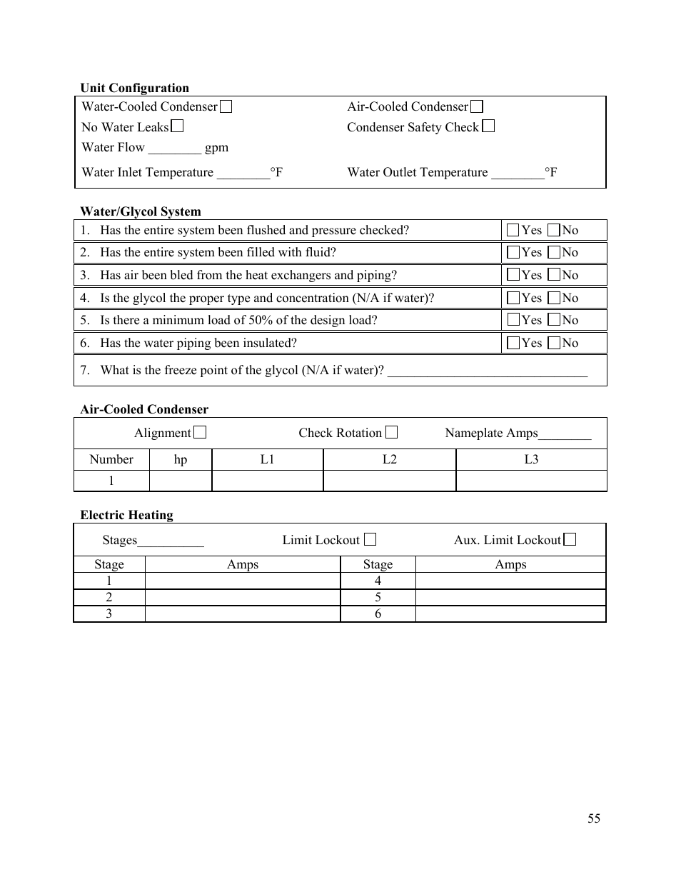 AAON F-060 User Manual | Page 55 / 60