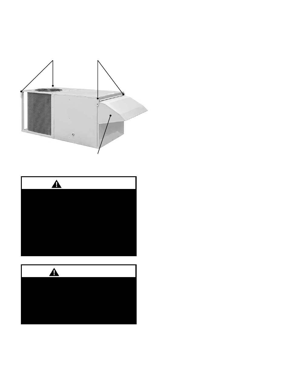Warning, Caution | AAON HB-005 User Manual | Page 14 / 32