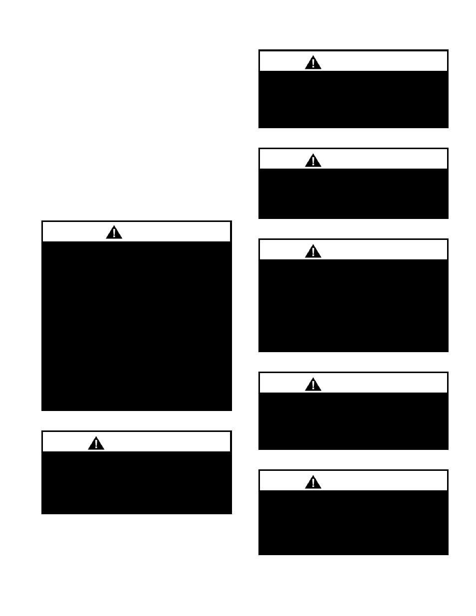 Warning | AAON HB-005 User Manual | Page 3 / 32
