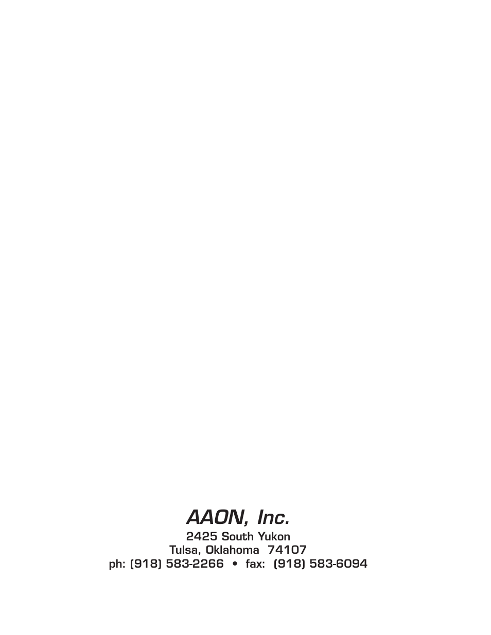 Aaon | AAON RK-60 User Manual | Page 24 / 24