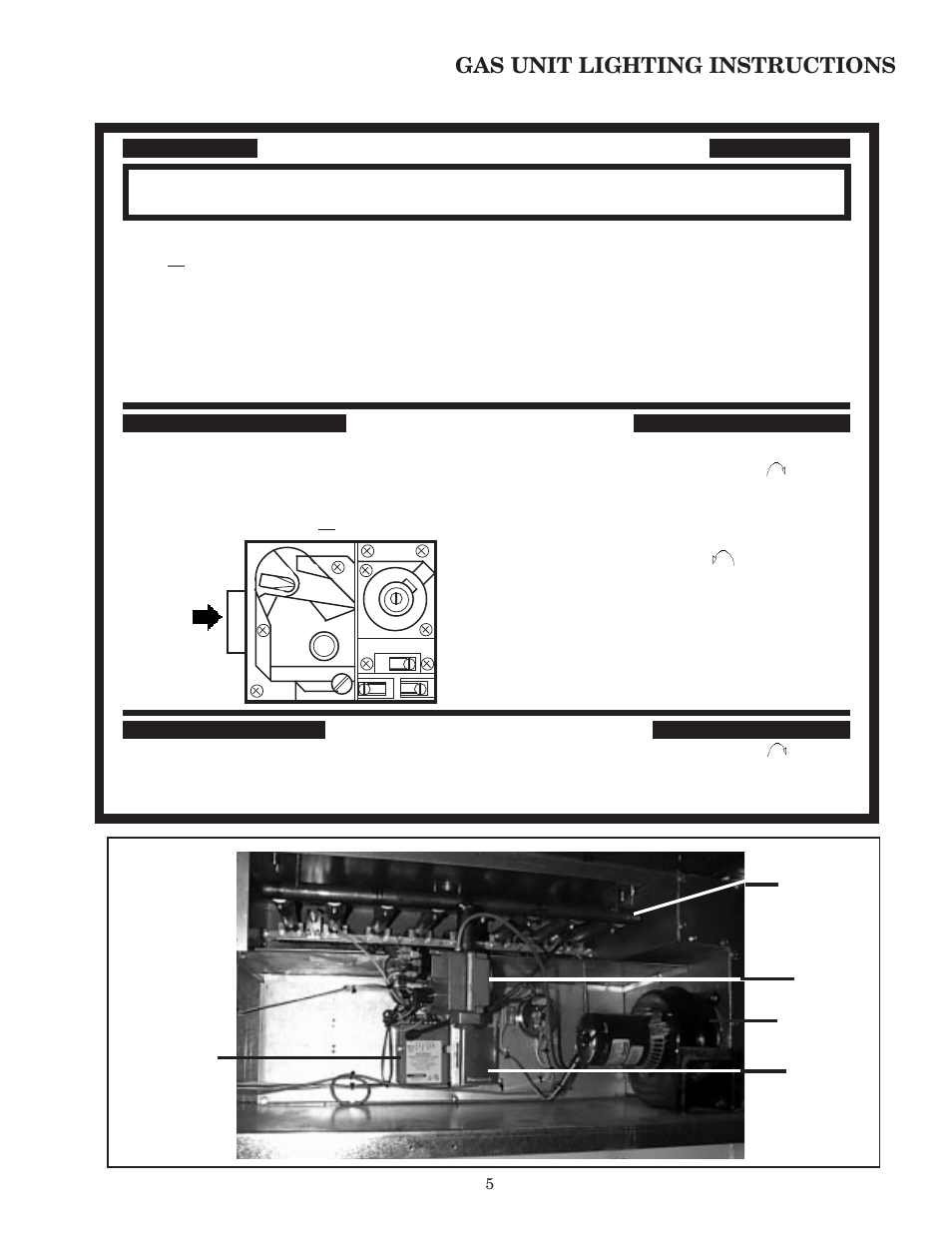 Gas unit lighting instructions, Operating instructions, For your safety read before operating | AAON RK-60 User Manual | Page 5 / 16