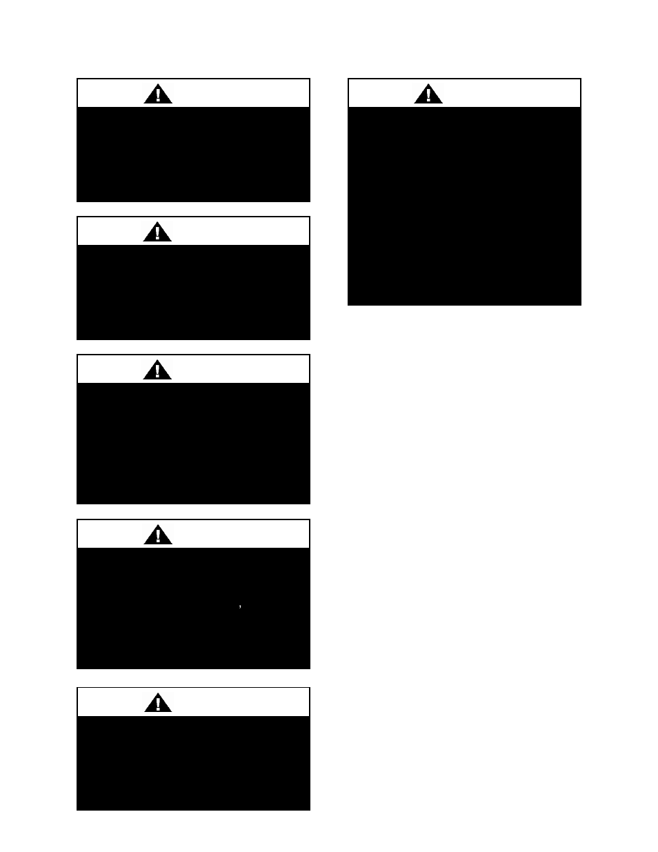 Warning, Caution | AAON CB-060 User Manual | Page 7 / 48