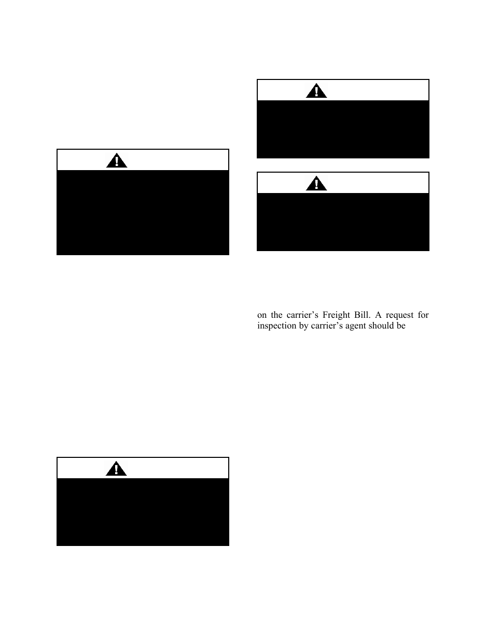 General description, Receiving unit, Storage | Warning, Caution | AAON CC-063 User Manual | Page 10 / 52