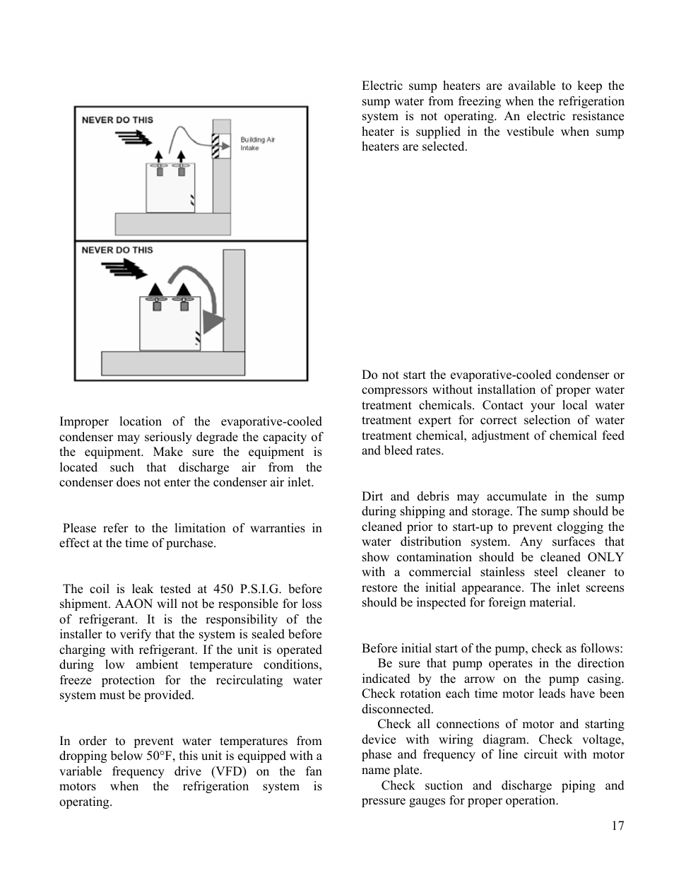 AAON CL-230 User Manual | Page 17 / 54