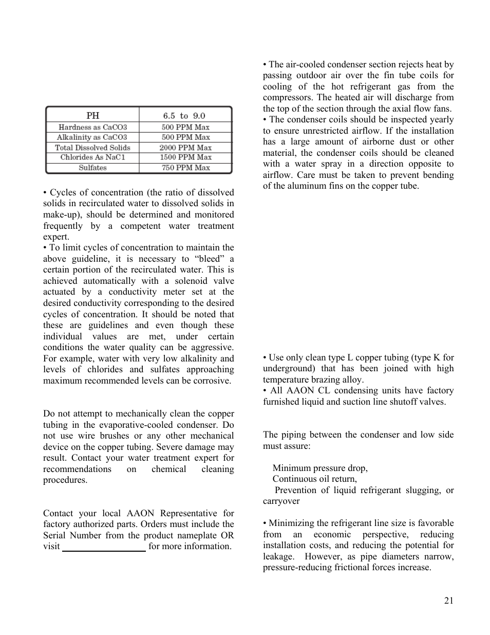 AAON CL-230 User Manual | Page 21 / 54