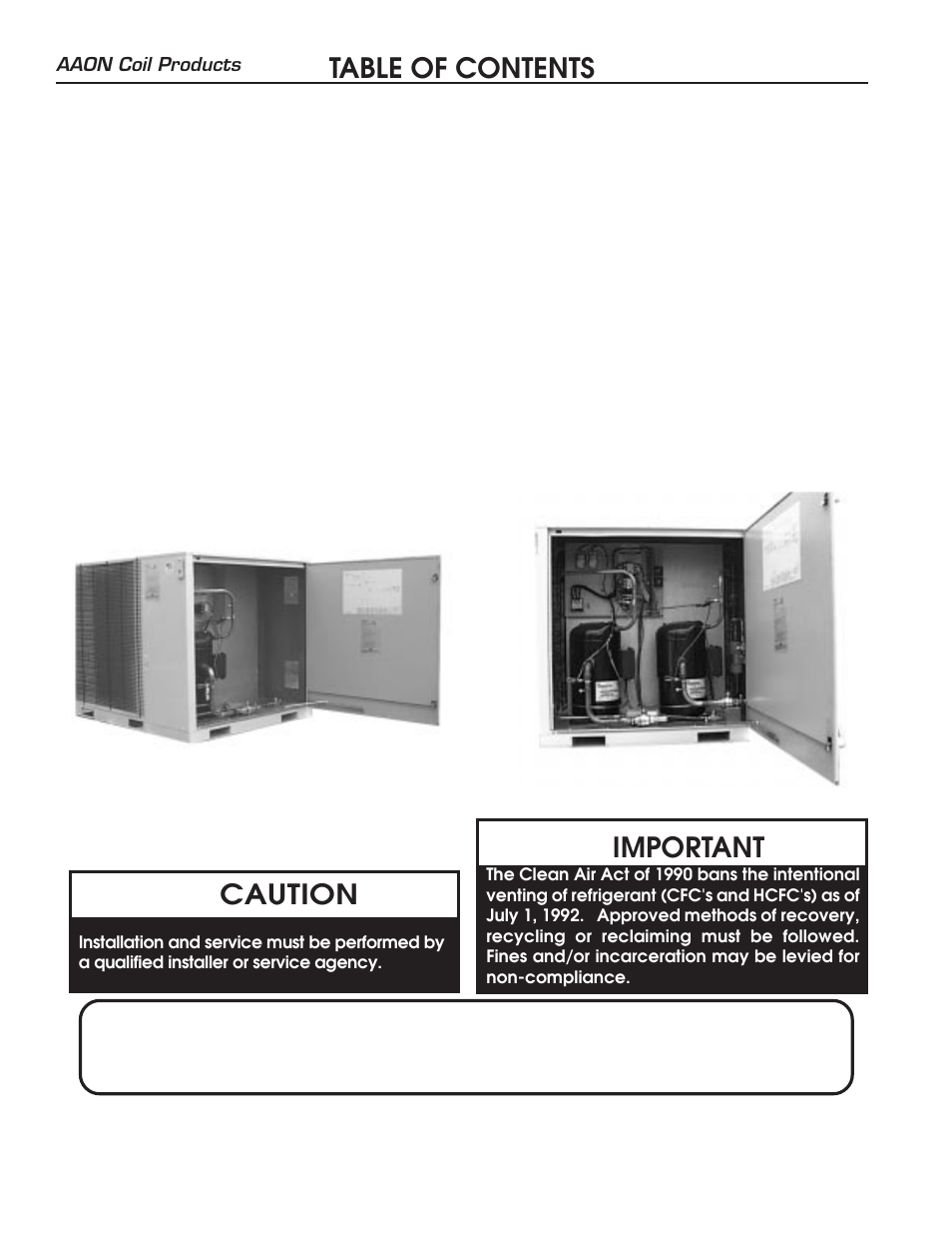 AAON CA-25 User Manual | Page 2 / 8