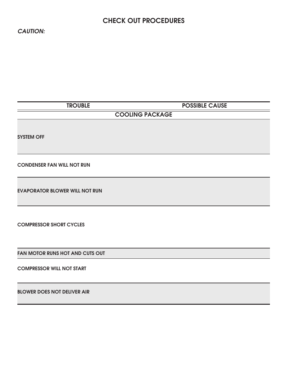 Check out procedures | AAON CA-25 User Manual | Page 6 / 8