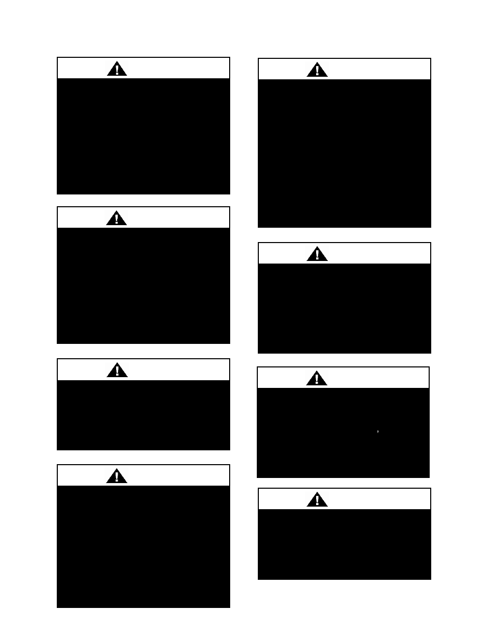 Caution, Warning | AAON LN-140 User Manual | Page 8 / 60