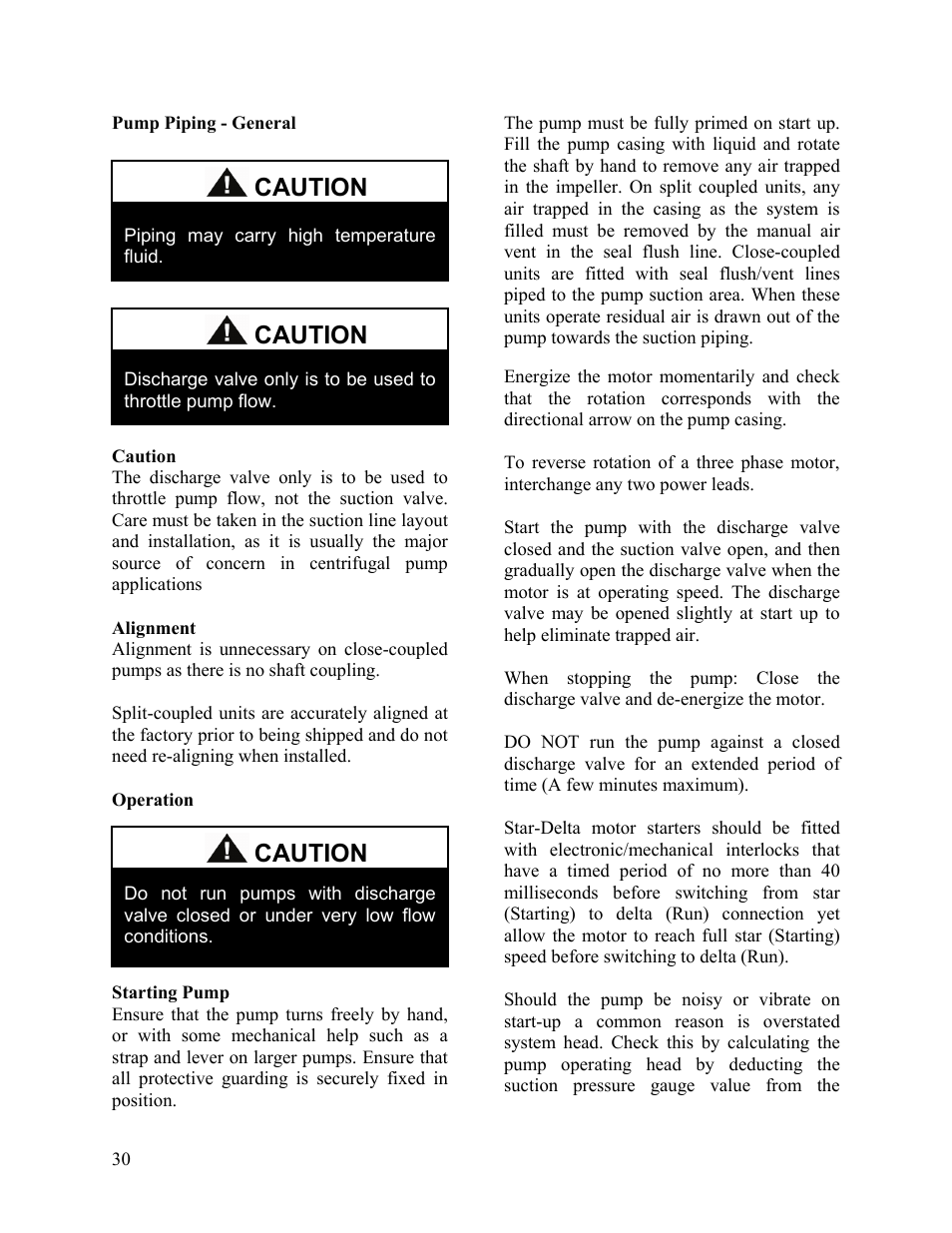 Caution | AAON LC-054 User Manual | Page 30 / 52