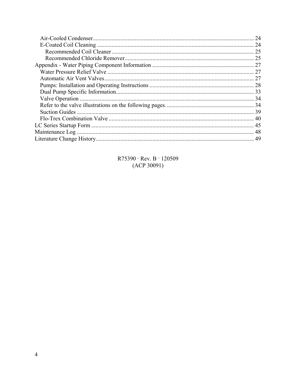 AAON LC-054 User Manual | Page 4 / 52