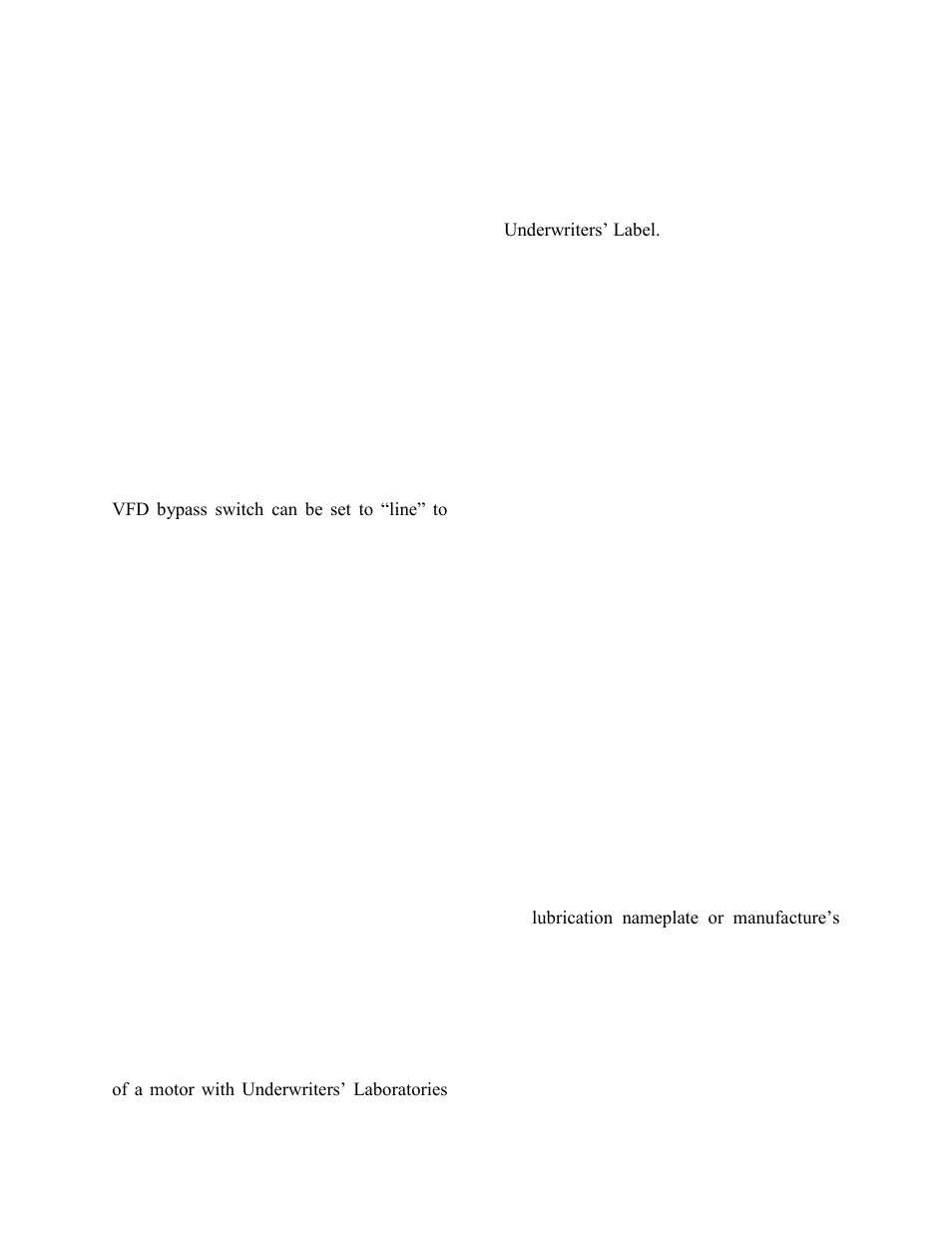 Pump maintenance, Fan motor maintenance, Access doors | Bearings - lubrication, Recommended monthly inspection | AAON LL-540 User Manual | Page 54 / 92