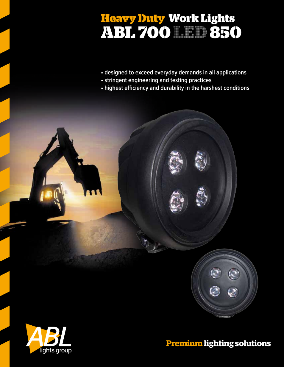 ABL Lights Group ABL 700 LED 850 User Manual | 2 pages