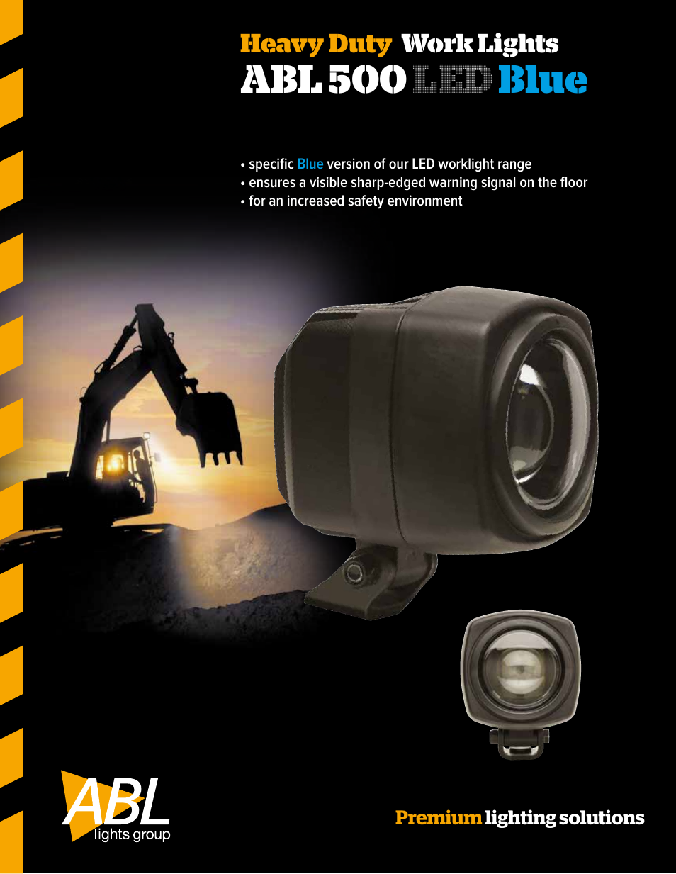 ABL Lights Group ABL 500 LED Blue User Manual | 2 pages