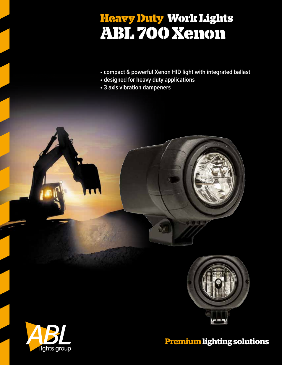 ABL Lights Group ABL 700 Xenon User Manual | 2 pages