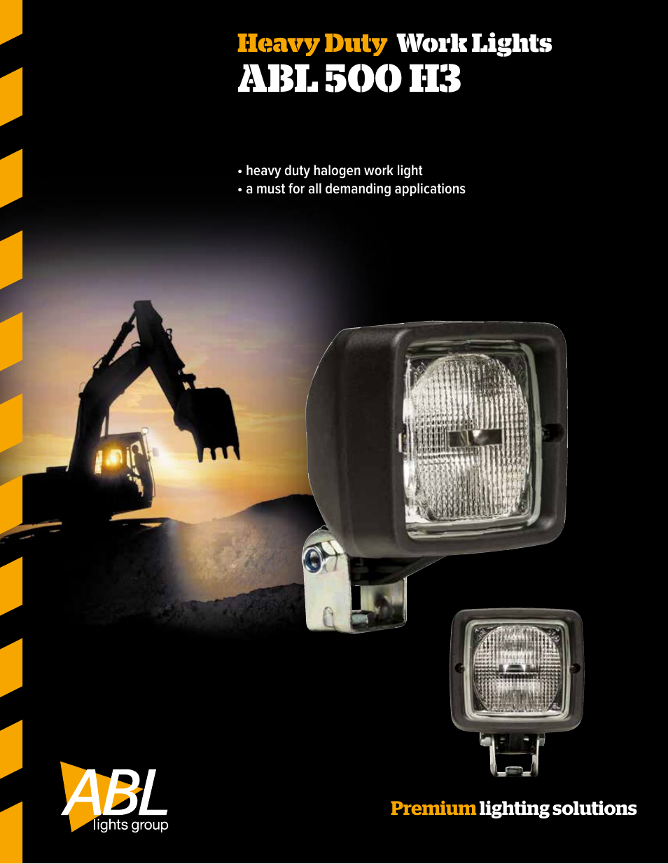 ABL Lights Group ABL 500 H3 User Manual | 2 pages