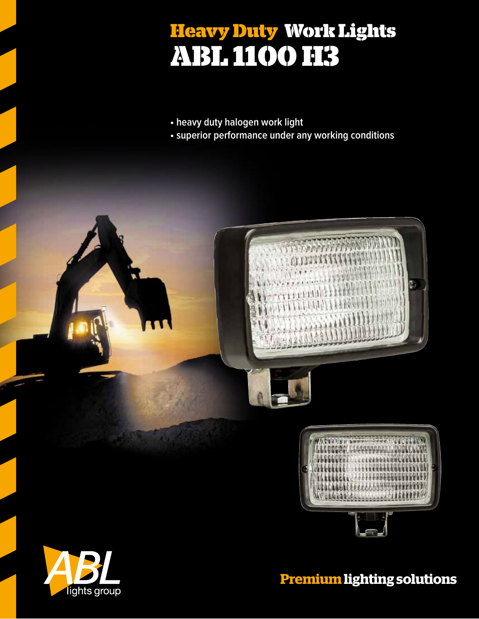 ABL Lights Group ABL 1100 H3 User Manual | 2 pages