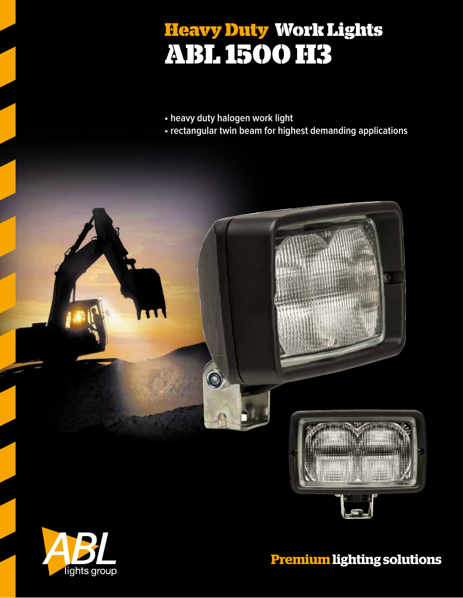 ABL Lights Group ABL 1500 H3 User Manual | 2 pages