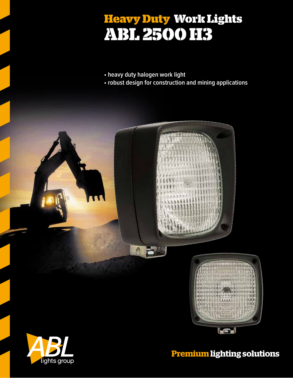 ABL Lights Group ABL 2500 H3 User Manual | 2 pages