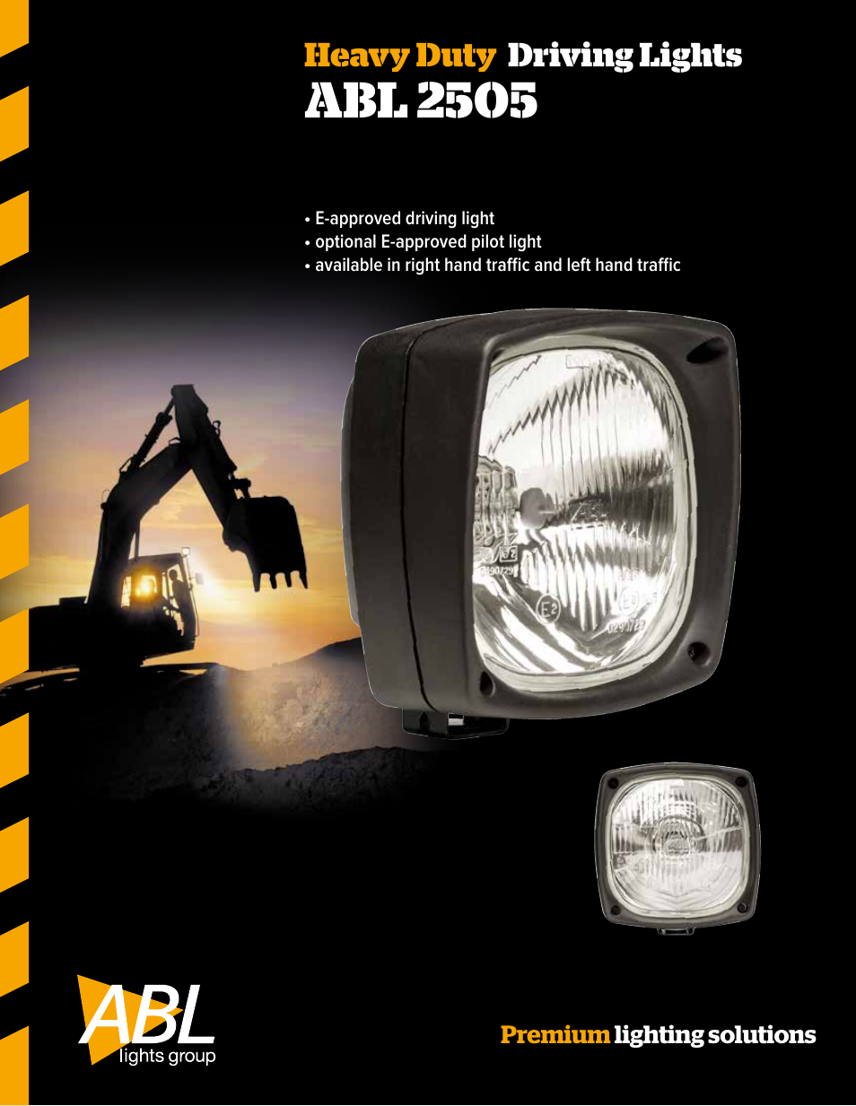 ABL Lights Group ABL 2505 User Manual | 2 pages
