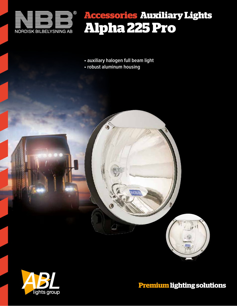 ABL Lights Group Alpha 225 Pro User Manual | 2 pages