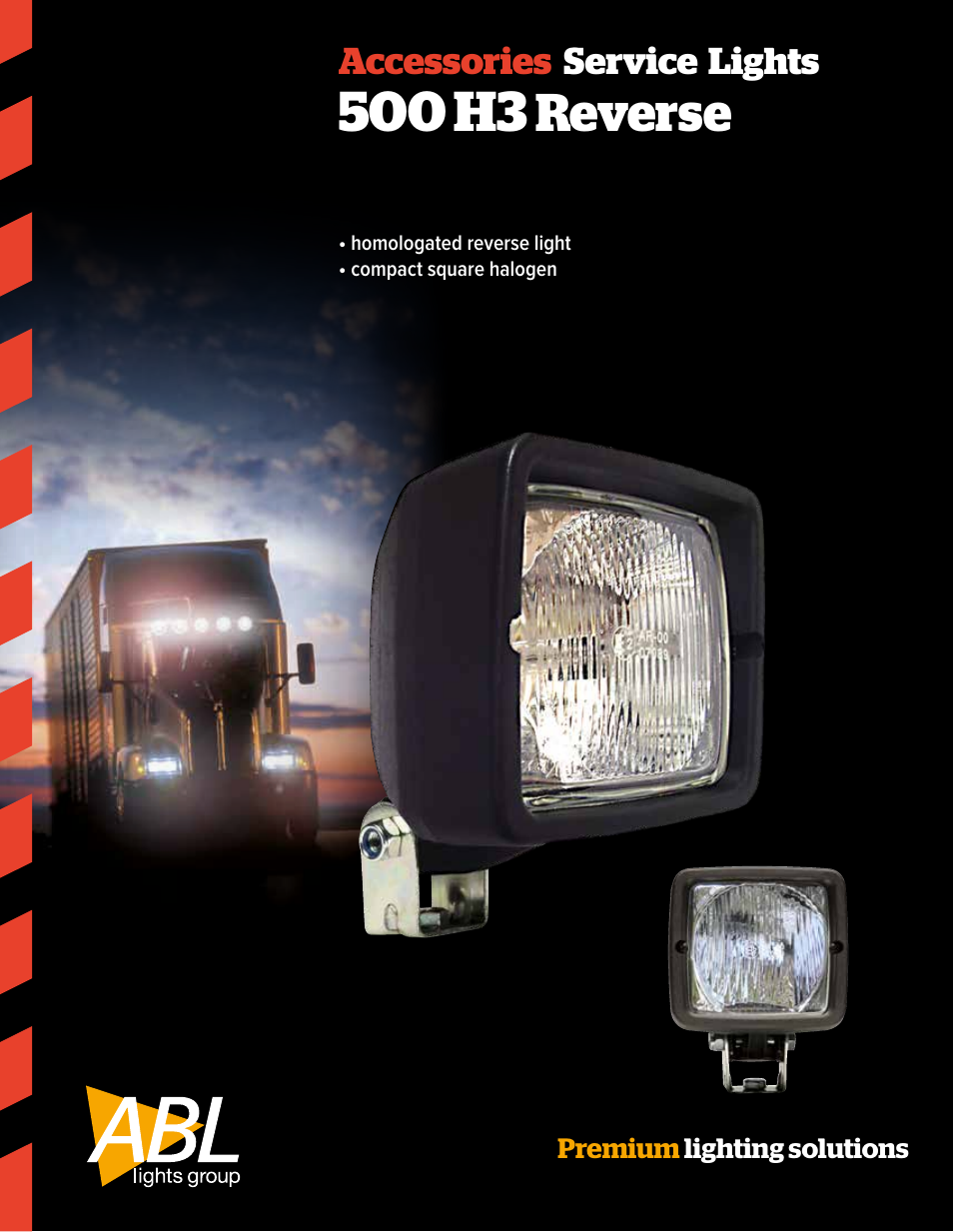 ABL Lights Group ABL 500 H3 Reverse User Manual | 2 pages