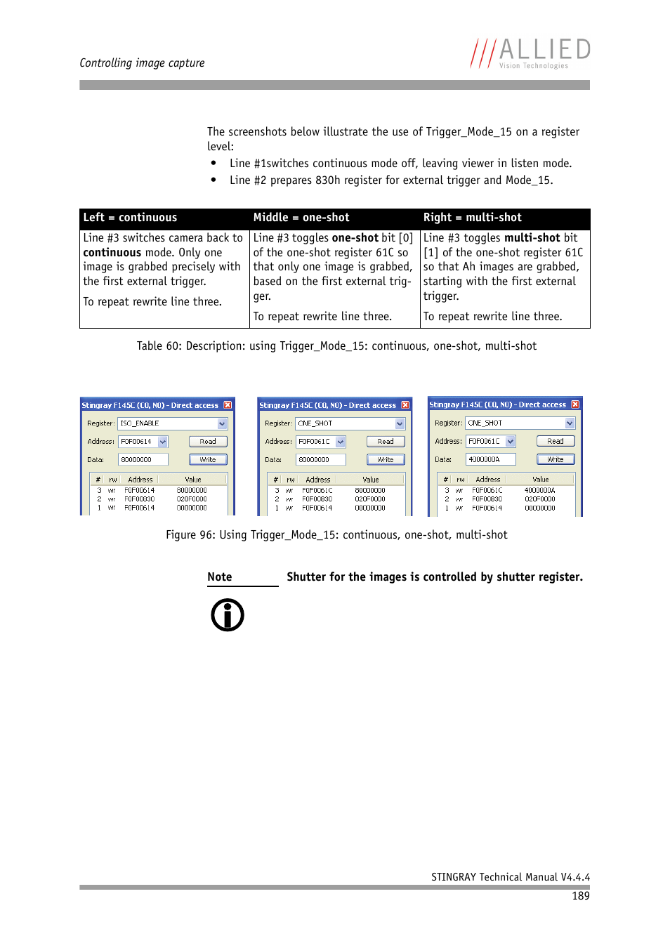ALLIED Vision Technologies Stingray F-504 User Manual | Page 191 / 355