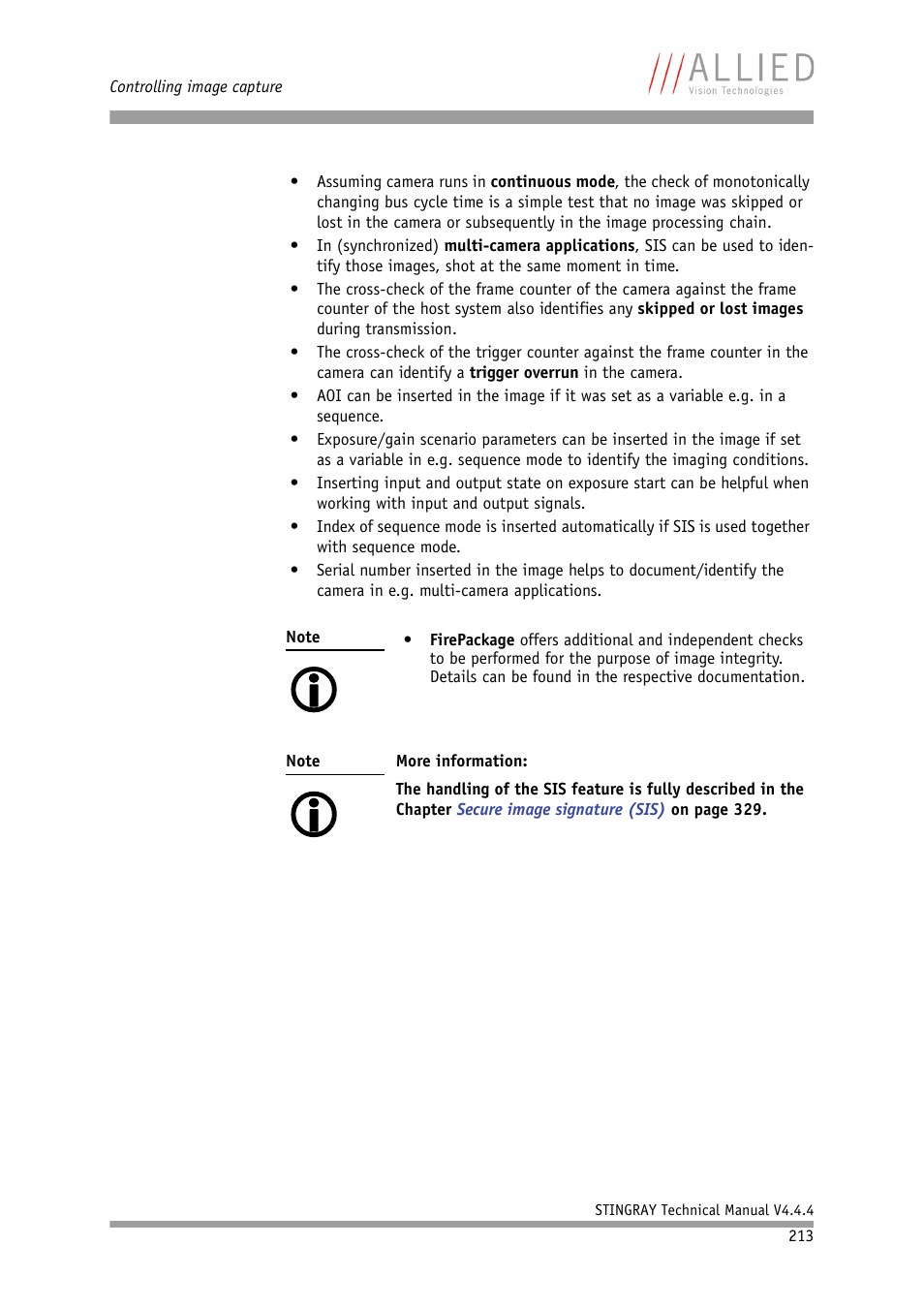 ALLIED Vision Technologies Stingray F-504 User Manual | Page 215 / 355