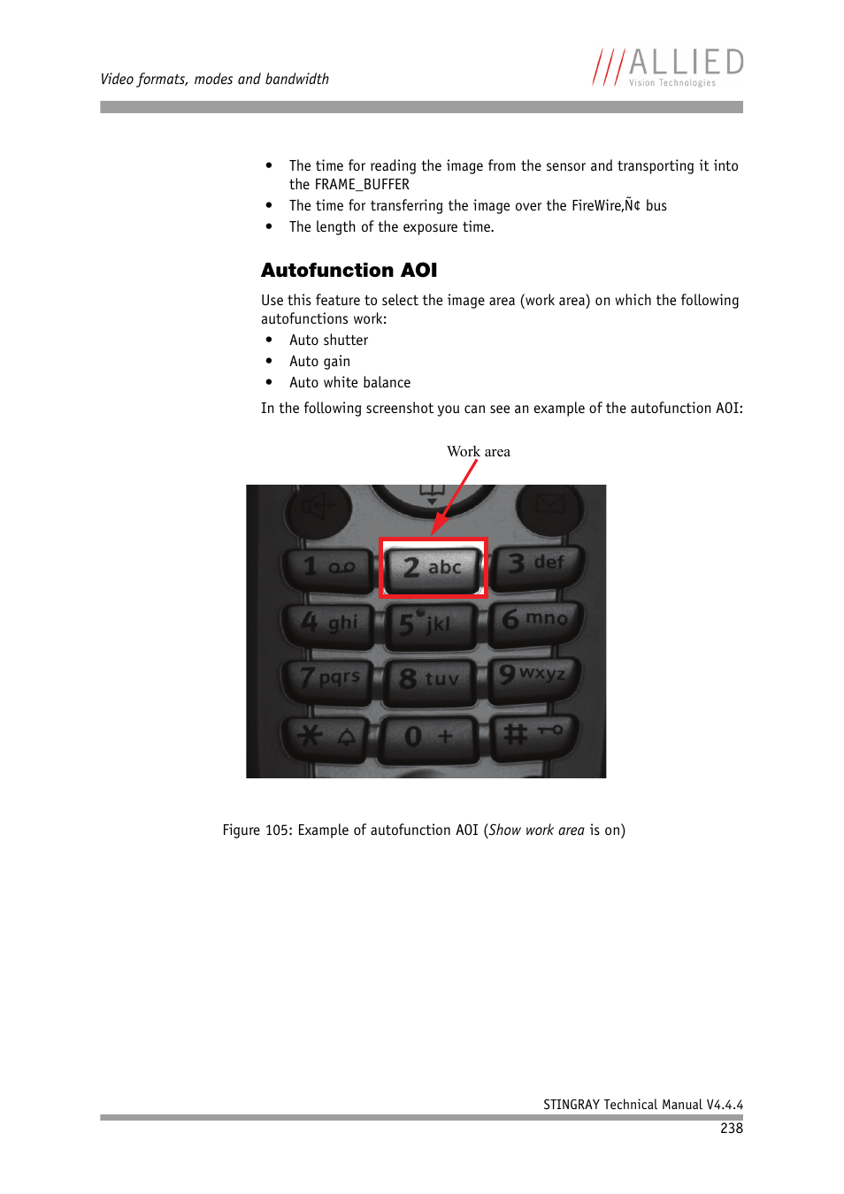 Autofunction aoi | ALLIED Vision Technologies Stingray F-504 User Manual | Page 240 / 355