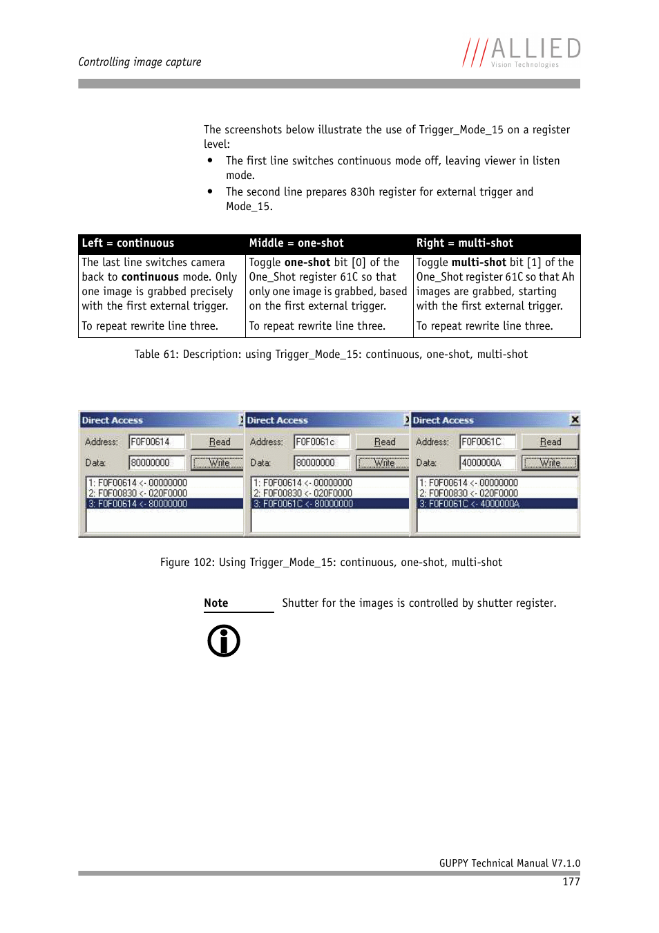 ALLIED Vision Technologies Guppy F-503 User Manual | Page 177 / 293