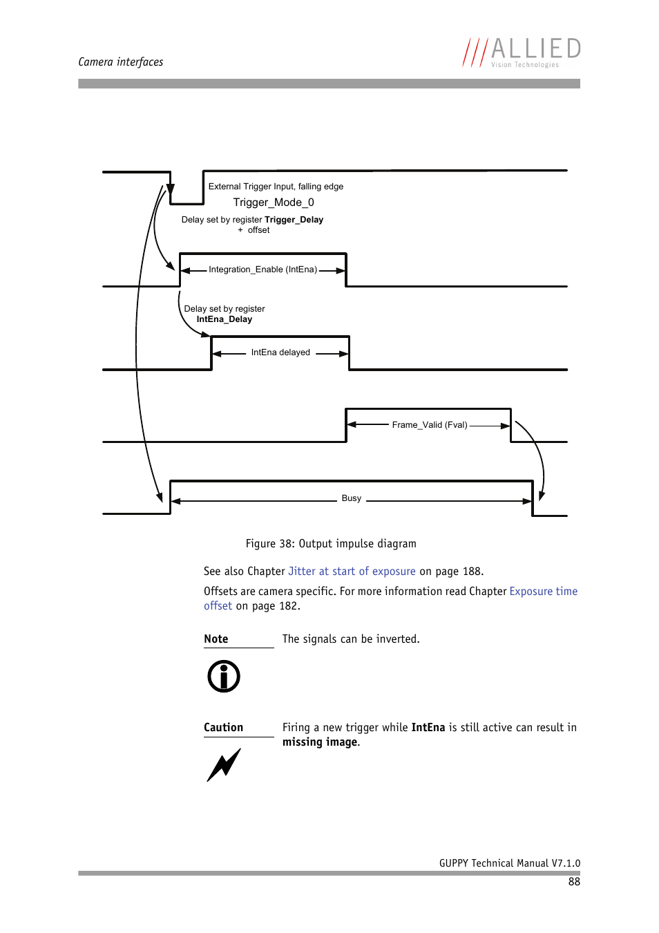 Caution | ALLIED Vision Technologies Guppy F-503 User Manual | Page 88 / 293