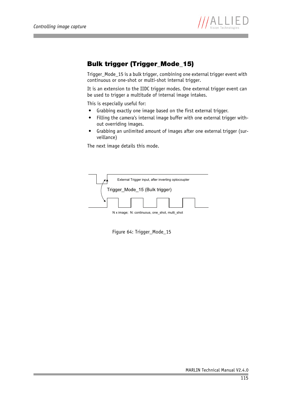 Bulk trigger (trigger_mode_15) | ALLIED Vision Technologies Marlin F-201 User Manual | Page 115 / 247