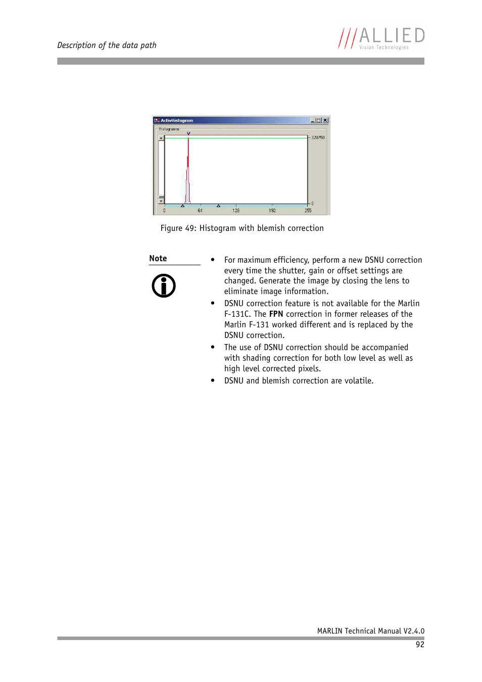 ALLIED Vision Technologies Marlin F-201 User Manual | Page 92 / 247