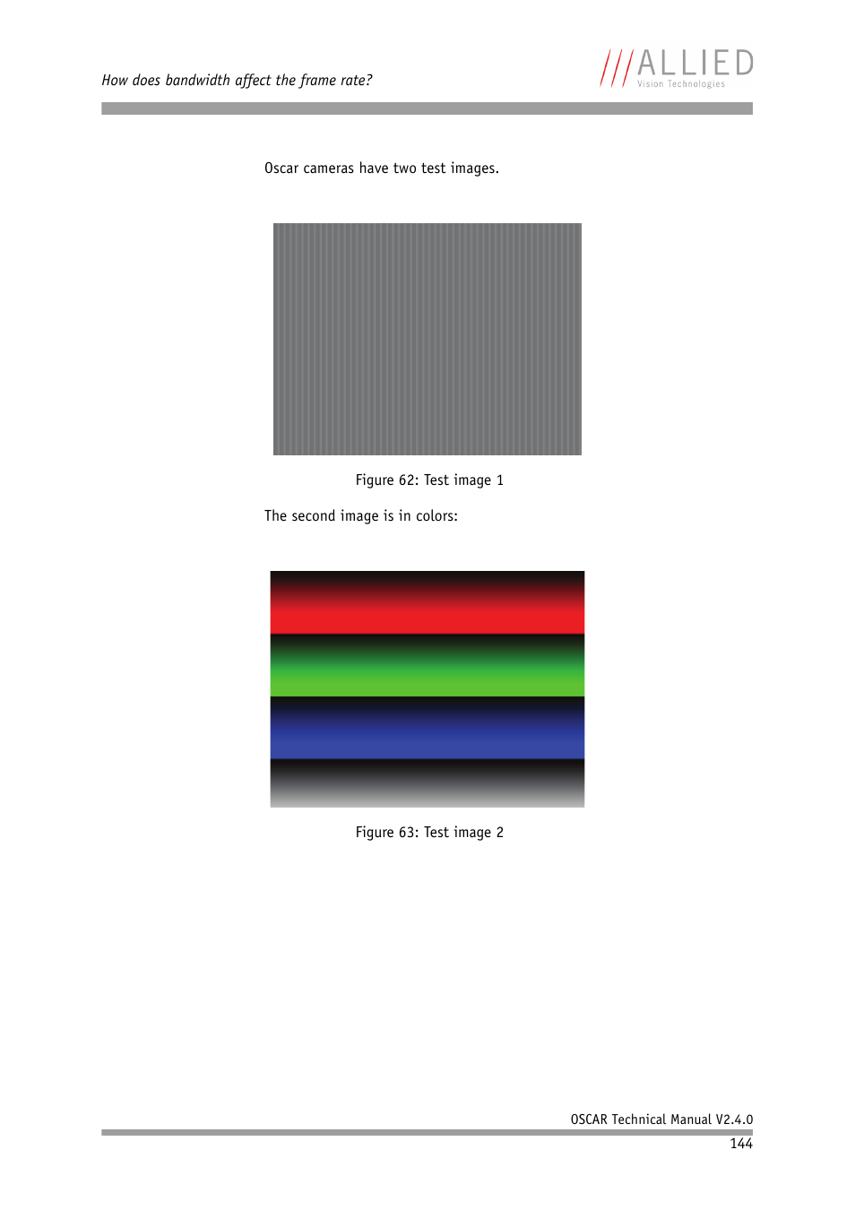 ALLIED Vision Technologies Oscar F-810 User Manual | Page 144 / 212
