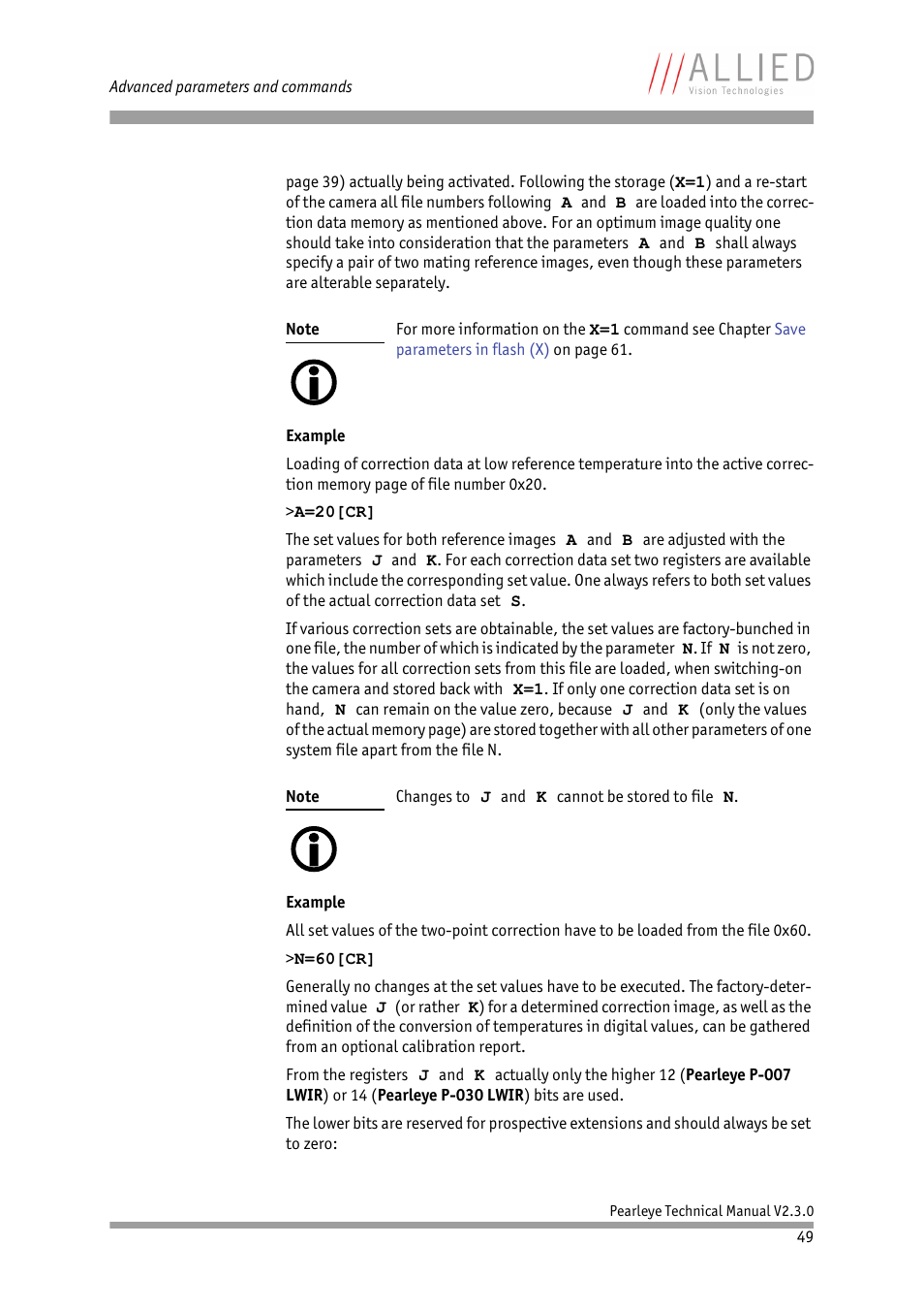 ALLIED Vision Technologies Pearleye P-030 LWIR User Manual | Page 49 / 84