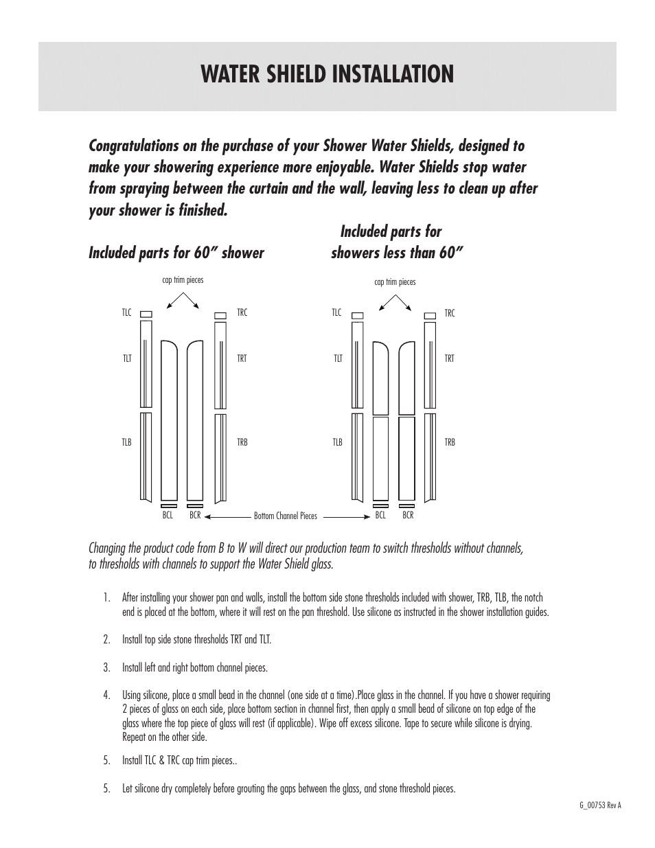 American Bath Factory Single Supreme Carolina Shower User Manual | 1 page