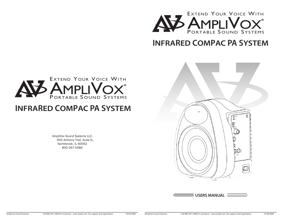 AmpliVox SIR285 User Manual | 4 pages
