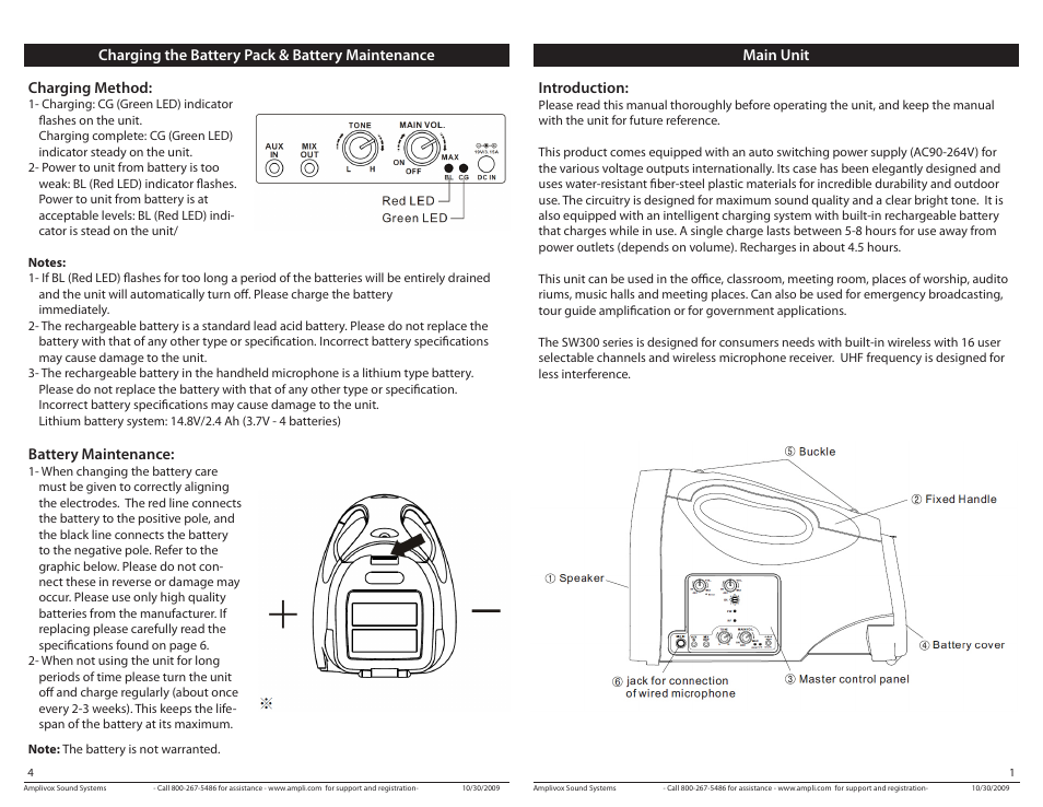 AmpliVox SW300 User Manual | Page 3 / 4