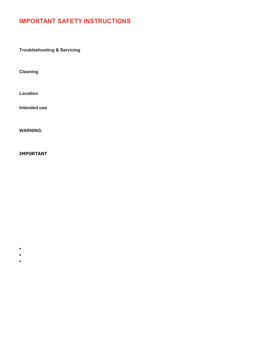 Important safety instructions | AmpliVox SW800 User Manual | Page 2 / 10