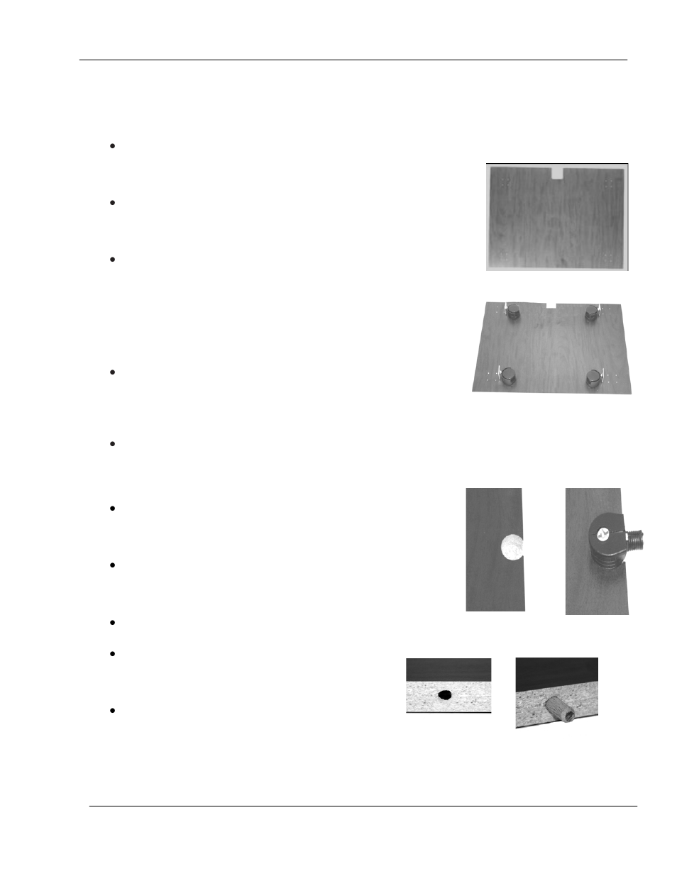Getting started, Cam lock and dowel pin installation | AmpliVox SW3230 User Manual | Page 5 / 12