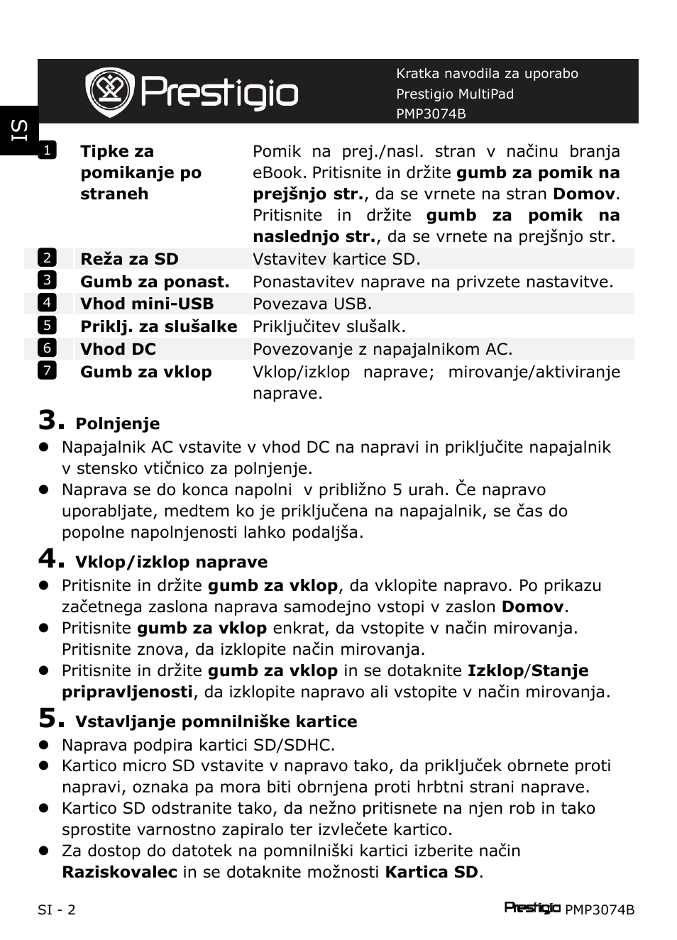 PRESTIGIO Multipad PMP3074B User Manual | Page 116 / 145