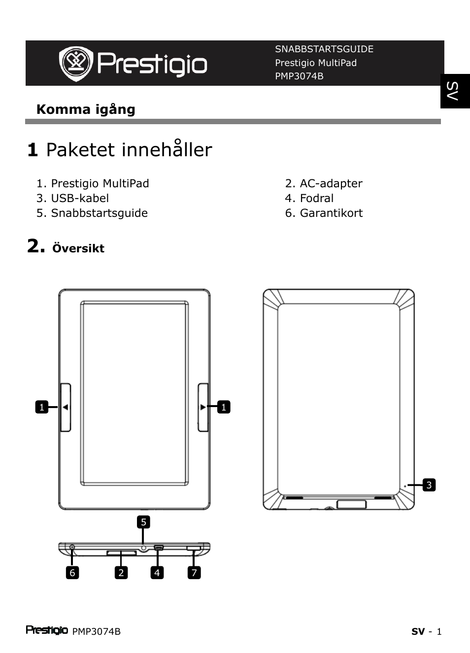 1 paketet innehåller | PRESTIGIO Multipad PMP3074B User Manual | Page 127 / 145